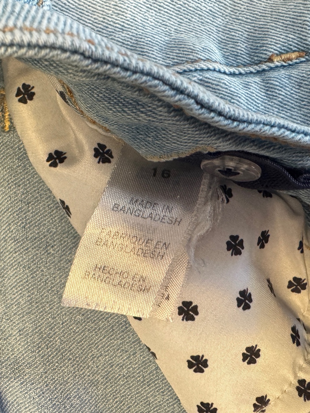 Lucky Brand Light Blue Riley Short Denim Shorts - Picture 3 of 4